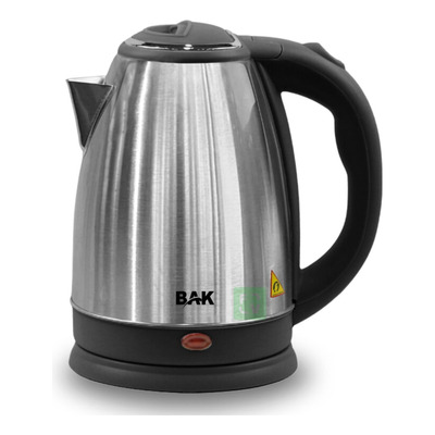 JARRA ELECTRICA BAK BAK-220-INOX 1.8LTRS. 220V NEGRO/SILVER